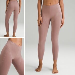 NWT lululemon LAB Nulu Yoga Tight 25" Graphic in TWRS Size 10